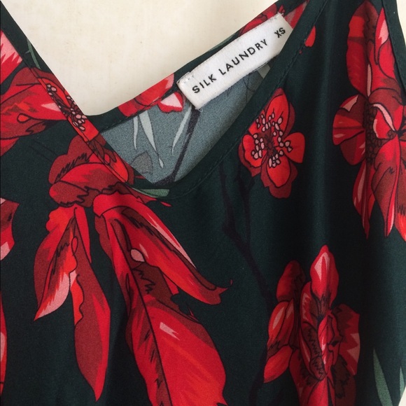 Silk Laundry 90s Slip Dress Floral - Picture 3 of 3